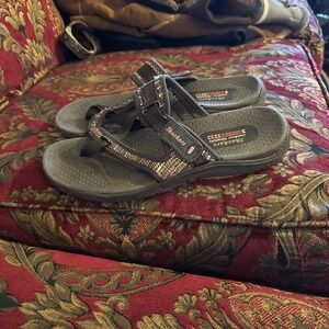 Skechers Women's Outdoor Sandals Lifestyle Slide Shoes Strappy Hiking Size 10